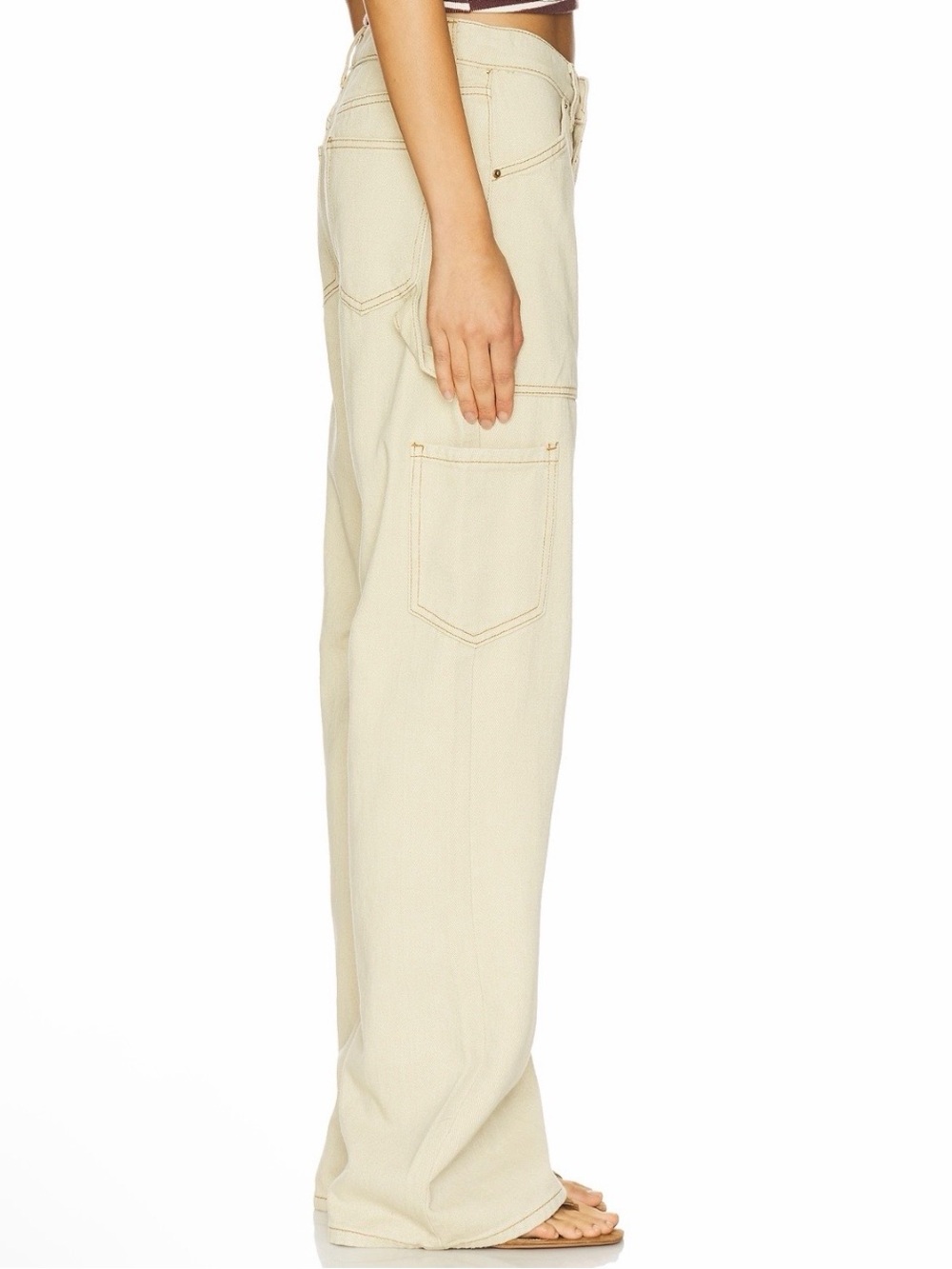 Lioness Wide Leg Cargo Pants // XS NWT - Picture 6 of 8